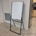 Black Adjustable Easel w/ Whiteboard & Pad Retainer